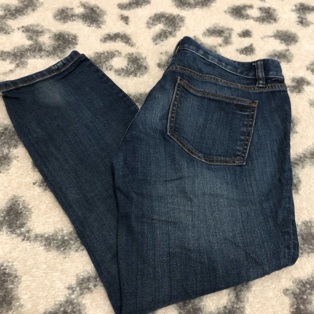 Tory Burch cropped skinny jeans. Size 26